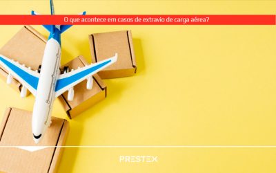 O que acontece em casos de extravio de carga aérea?