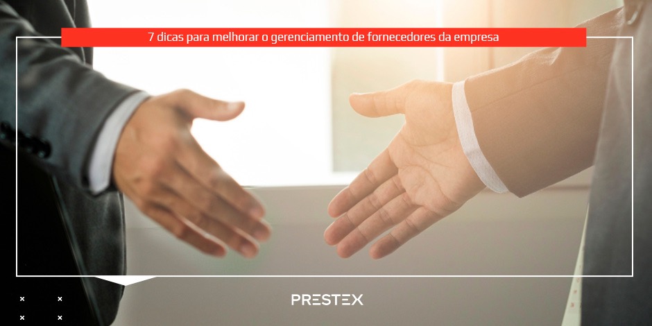 Gerenciamento de fornecedores