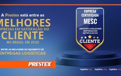 Prestex é eleita uma das melhores empresas em satisfação do cliente no Brasil pelo Prêmio MESC 2020