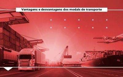 Vantagens e desvantagens dos modais de transporte.