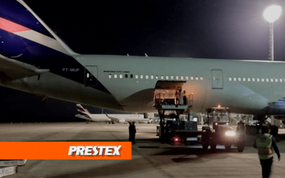 Prestex realiza fretamento da maior aeronave bimotora do mundo (Boeing 777) para entrega expressa