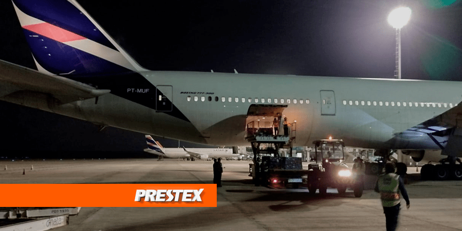 Prestex realiza fretamento de aeronave