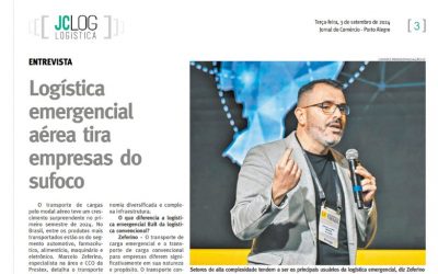 Logística emergencial aérea tira empresas do sufoco