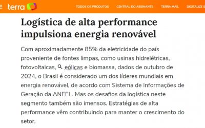 Logística de alta performance impulsiona energia renovável