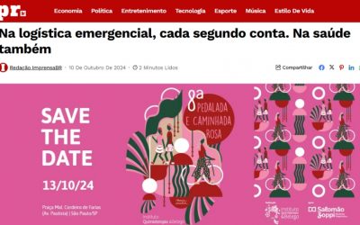 Na logística emergencial, cada segundo conta. Na saúde também