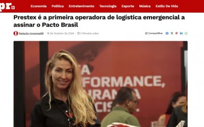 Prestex é a primeira operadora de logística emergencial a assinar o Pacto Brasil