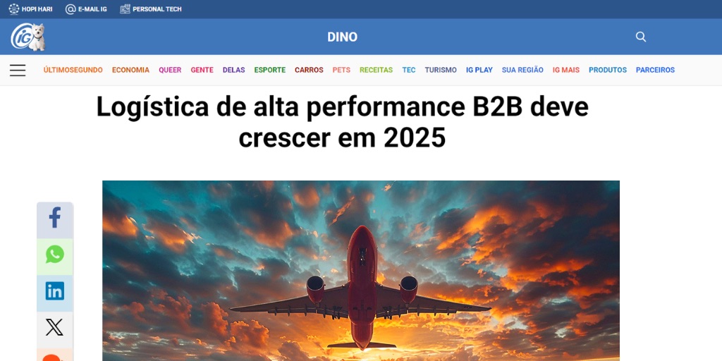 Logística B2B de Alta Performance: Projeções Positivas para 2025