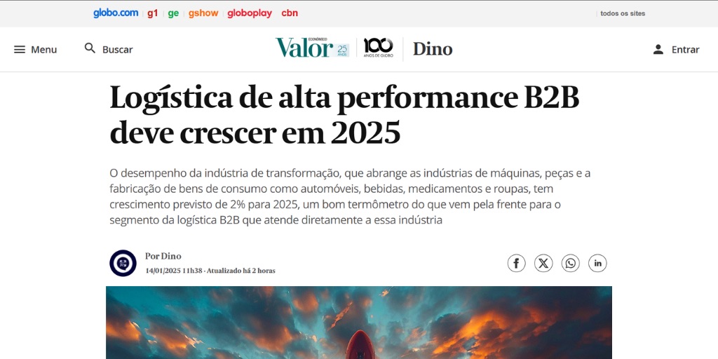 2025 Promete: Expansão da Logística de Alta Performance B2B no Radar