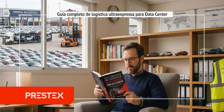 logística ultraexpressa para Data Center