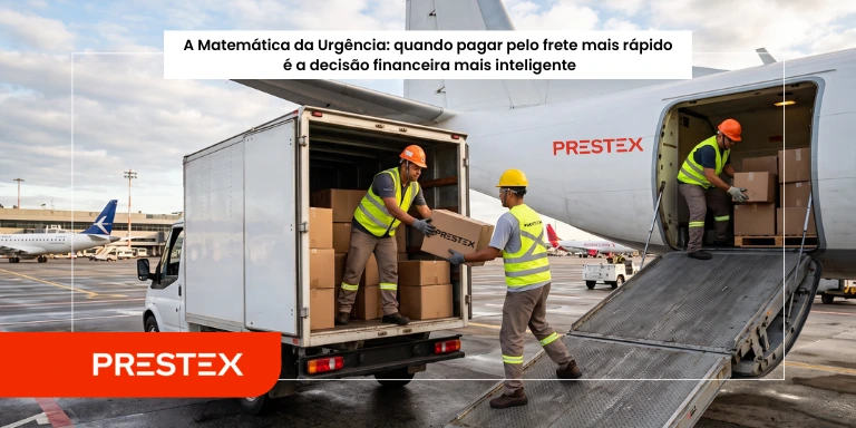 A Matemática da Urgência: quando pagar pelo frete mais rápido é a decisão financeira mais inteligente