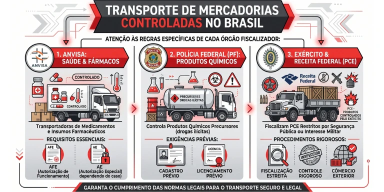 regras dos orgãos fiscalizadores de transporte