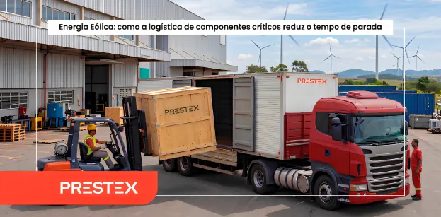 Como a logística de componentes críticos reduz o tempo de parada?
