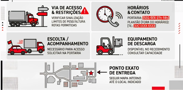 Parques eólicos frequentemente apresentam condições de acesso que não estão no roteiro padrão